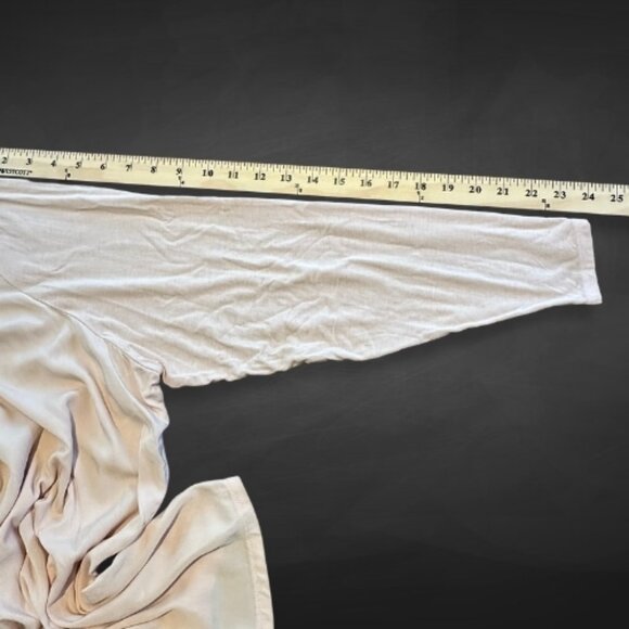 Michael Stars Blouse Long Sleeve Split Neck Relaxed Fit Lightweight Pink Size 3X - Picture 6 of 9